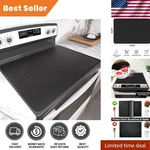 Luxury Silicone Stove Top Cover - Xxl Black Kitchen Mat, 30"X21", Heat Resistant. Fixed Price $29.99.