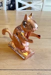 Vintage Copper Cast Metal Squirrel Nutcracker 6.25"X8.5". Fixed Price $25.00.