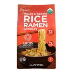 Lotus Foods Gourmet Organic Millet And Brown Rice Ramen Noodles 12 Pack. Fixed Price $22.99.