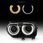 Lh Driver Side Headlamp For 2015-23 Dodge Challenger Halogen Headlight W/led Drl. Fixed Price $170.99.