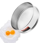 Flour Sieve Fine Mesh, 12 Sifter, 304 Stainless Steel. Fixed Price $38.49.