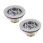 Post Style Kitchen Strainer With Waste Disposal Flange And Stopper Drain Set,. Fixed Price $34.29.