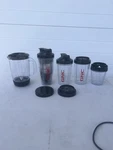Gnc On-the-go Blender Smoothie Maker Cups & Attachment Lot Only No New. Fixed Price $59.99.