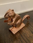 Dci Copper Squirrel Nutcracker - New. Fixed Price $23.99.