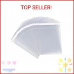 Leosinda 100 Pcs 7" X 10" Clear Resealable Cellophane Bags Self Sealing. Fixed Price $13.03.