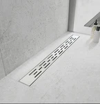 Elefloom 32 Linear Shower Drain 304 Stainless Steel Bar Grate W/ Hair Strainer. Fixed Price $29.99.