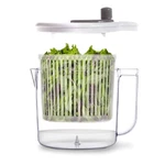 Bino Salad Spinner - 2.6 Qt Small Manual Lettuce Quart, Dark Gray. Fixed Price $38.06.