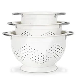 Hillbond Colander Set For Kitchen, 1.5, 3, Qt Stainless Steel Handle Food Stra. Fixed Price $71.25.