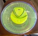 Zyliss Easy 2 Aquavent Large Salad Spinner, Pull Cord, Vegetable & Fruit Dr. Fixed Price $45.00.