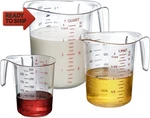 Amazing Abby Melissa Plastic Measuring Cups (3-PIECE Set), Food-grade. Fixed Price $37.77.