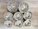Stack Of Modern Stainless Steel Bowls Made By Hijos C. Greco S.a.. Fixed Price $20.00.