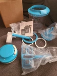 Tupperware Power Chef System Food Processor/chopper Mix, Chop, Whisk, Blue. E2. Fixed Price $35.00.