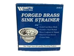 New Watts Cast Brass Sink Strainer Stainless Steel Product Number 2-8-3 BIN9. Fixed Price $24.61.
