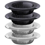 Kitchen Sink Drain Strainer, 4 Pack Stainless Steel And Black Mesh Strai.... Fixed Price $14.44.