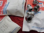Fl-flh-fx-sport "nos" Chrome Rocker Box Acorn Nuts (you Get 4 Bags Of 5) #7522. Fixed Price $20.00.