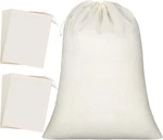 Pangda 20 Pcs Muslin Bags 8X10 Inches, Cloth With Cotton Drawstring Fabric. Fixed Price $27.11.