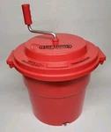 Chef Master Salad Spinner Manual Commercial Red Large Capacity Vegetable Dryer. Fixed Price $79.99.