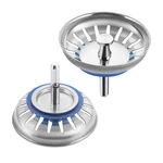 Seiwei 2 Pack Kitchen Sink Drain Strainer Stopper Combo Basket Spring Clip Re.... Fixed Price $32.47.