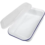Webake Enamelware 9X13 Baking Pan With Lid Oblong Cake Enameled Steel Roasti. Fixed Price $67.50.
