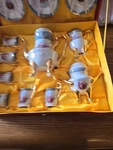 Vintage 1960S Imperial 17 Piece Tea Set Japan Design Complete W/display Case. Fixed Price $249.99.