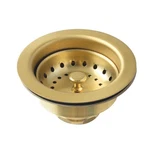 Kitchen Sink Basket Strainer 3.5" Stainless Steel Drain Stopper. Fixed Price $30.99.