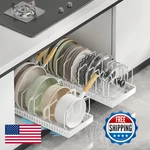 Woshen Pots And Pans Organizer Under Cabinet Pull Out Holder Sliding Sto. Fixed Price $78.04.