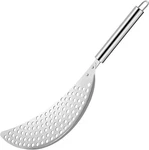 Held Crescent Drainer Pan Pot Strainer With Handle Stainless Steel For Spag. Fixed Price $13.97.