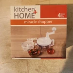 Kitchen+ Home Miracle Chopper Manual Food & Salad Spinner White. Fixed Price $23.99.