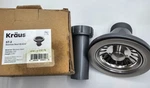 Kraus ST-2 Removable 4 1/2" Kitchen Sink Strainer Stainless Steel. Fixed Price $19.99.