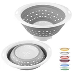 Qimh Collapsible Colander Strainer, QUART(1.25 Quart, Light Grey. Fixed Price $19.37.