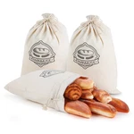 3-PACK Linen Bread Bags For Homemade & Sourdough, 12X17.5 Inch Unbleach.... Fixed Price $22.83.