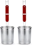 Tenta Kitchen 2 Pieces Micro-perforated Stainless Steel Pasta Strainer With. Fixed Price $30.99.