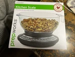 Prepworks By Progressive Kitchen Scale With Removable Clear Bowl. Fixed Price $12.95.