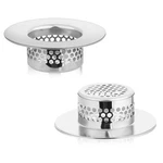 Zeyiyer 2 Pack Bathroom Sink Drain Strainer, 1.1 X 1.9 0.67, Silver. Fixed Price $9.81.