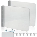 Pcs Stainless Steel Side Splash Guard For Sink 20 X 12 Inch Wall Mount Guar.... Fixed Price $59.85.