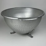 Vintage Aluminum Wear Ever No. Footed Colander Strainer 9" Diameter A-3123. Fixed Price $17.00.
