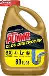 Liquid-plumr Pro-strength Clog Destroyer, Drain Cleaner, 80 Fluid Ounces. Fixed Price $15.18.