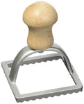 Eppicotispai Aluminum Square Ravioli Stamp With Beechwood Handle, 2-3/4 Inch .... Fixed Price $21.01.