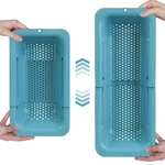 Blue Ginkgo Over The Sink Colander Strainer Basket - Wash Vegetables Fruits,. Fixed Price $29.88.