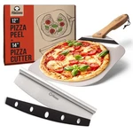 Aluminum Metal Pizza Peel With Foldable Wood Handle For Easy Storage, S.... Fixed Price $59.00.