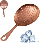 Antique Copper Julep Strainer, 304 Stainless Steel Cocktail With Rounde. Fixed Price $25.50.