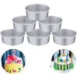 Nuenen 6 Pcs 8 Inch Round Cake Pans Aluminum Mold Smash Baking Cheese. Fixed Price $54.58.