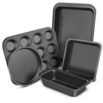 Casaculina 5-PIECE Nonstick Bakeware Set Round/square Cake, Loaf, Muffin, Roas. Fixed Price $45.39.
