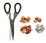 Kitchen Shears Bottle Opener Nut Cracker Scissors Multi-purpose Stainless Steel. Fixed Price $7.99.