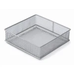 Design Ideas Square Silver Mesh Basket - 6"L X 6"W 2"H. Fixed Price $18.19.