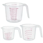 Dtdnzkn 3 Pack Measuring Set, Includes 250ML (1-CUP), 500ML (2-CUP) And 1.... Fixed Price $15.67.