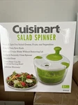 Cuisinart Large Stop Salad Spinner- Wash, & Dry Greens, Fruits. Fixed Price $18.99.