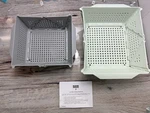 Kuhn Rikon 2 Piece Folding Colander Baskets White/gray K65360 Qvc. Fixed Price $10.35.