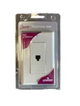 Leviton 5680-A Decora Telephone Jack Wall Plate Almond 6P4C Units. Fixed Price $30.79.