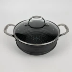 Cuisinart 6116-20S Anodized Aluminum Gray Steamer Insert For Multi Size Saucepan. Fixed Price $15.95.